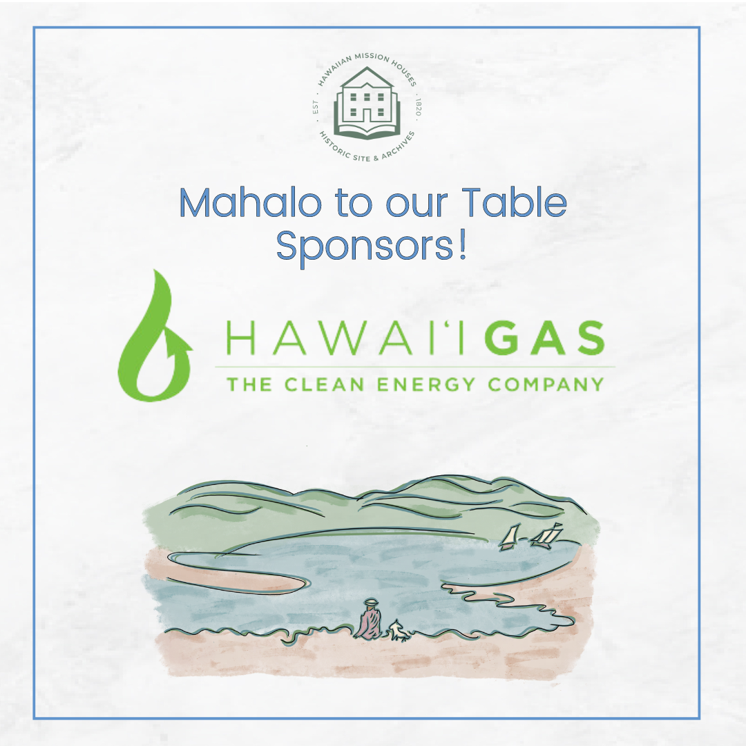 Mahalo to our table sponsor Hawaii Gas